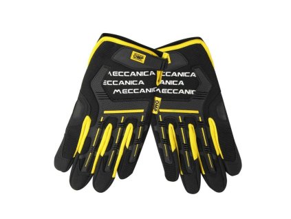 Mechanic's Gloves OMP MECH Žltá/Čierna S