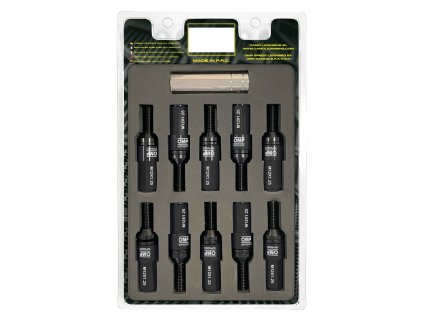 Súprava skrutiek OMP OMPS09971201 28 mm Čierna M12 x 1,25