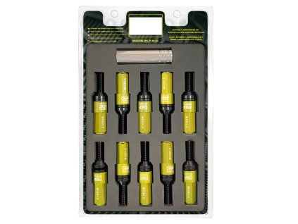 Súprava skrutiek OMP OMPS09981209 28 mm Žltá M12 x 1,50