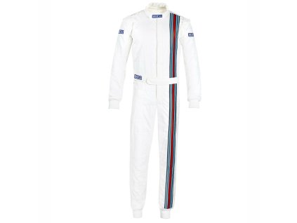 Pretekárska kombinéza Sparco VINTAGE R567 Biela 60