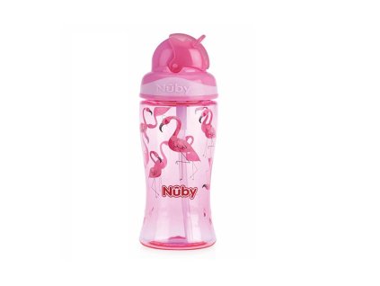 Hrnček na Učenie Nûby Flip-it Ružový plameniak 360 ml