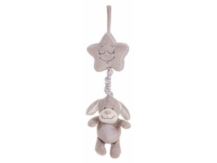 Plyšová hrkálka Coco 30 cm pes