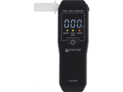 Digitálny alkohol tester Oromed ALK_ORO-X10 PRO Čierna