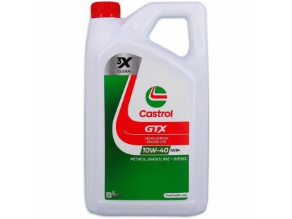 Motorový olej Castrol GTX Benzín Diesel 10W40 5 L