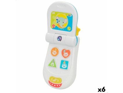 Hračkársky telefón Winfun 7 x 13,5 x 4,1 cm (6 kusov)