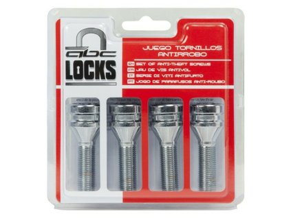 Skrutky proti krádeži ABC Parts L48 17/19 12 x 125 mm 4 kusov