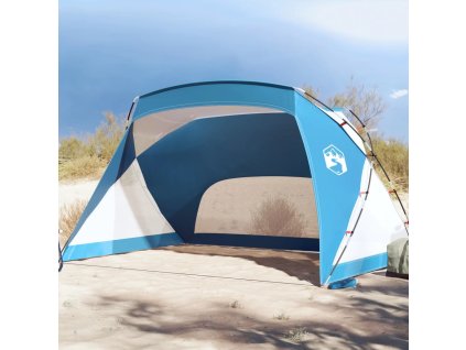 Plážový stan, azúrovo modrý 274x178x170/148 cm, 185T polyester