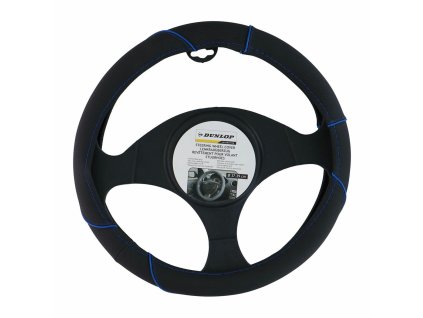 Poťah na volant Dunlop Modrá Čierna Ø 38 cm