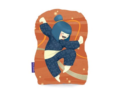 Vankúšik HappyFriday Mr Fox The Warrior Viacfarebná 40 x 30 cm