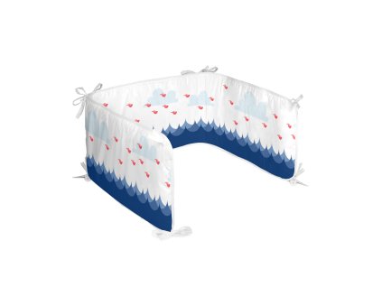 Ochrana detskej postieľky HappyFriday Moshi moshi Whale Viacfarebná 210 x 40 cm