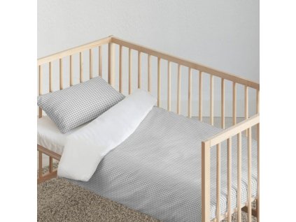 Obliečka na paplón do detskej postieľky Kids&Cotton Vichy 100 x 120 cm