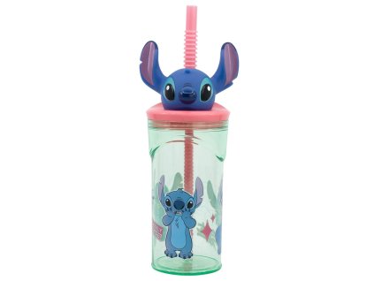 Pohár so Slamkou s Stitch Sweet 3D 360 ml