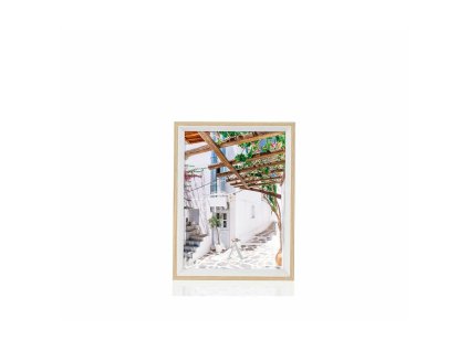 Rám na fotografie Alexandra House Living Biela Béžová dubové drevo Drevo MDF 13 x 18 cm 4 x 19 x 14 cm