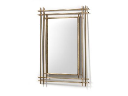 Hanging mirror Alexandra House Living Zlatá 63 x 83 x 2 cm