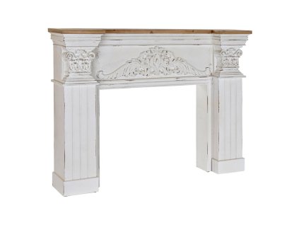 Krbová zástena DKD Home Decor Čelné Jedľa Drevo MDF 144 x 28 x 110 cm