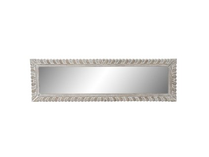 Nástenné zrkadlo DKD Home Decor 8424001849895 Biela Prírodná Sklo Mangové drevo Drevo MDF Indián Čistenie 178 x 6 x 52 cm