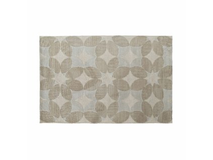 Koberec DKD Home Decor Béžová Polyester Bavlna Kruhy (120 x 180 x 0.9 cm)