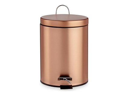Kôš s pedálom Kov Medený Plastické 5 L (20,5 x 27,5 x 26,5 cm)