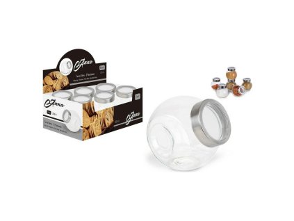 Sklenená fľaša 2200 ml (17,5 x 13 x 17,5 cm)