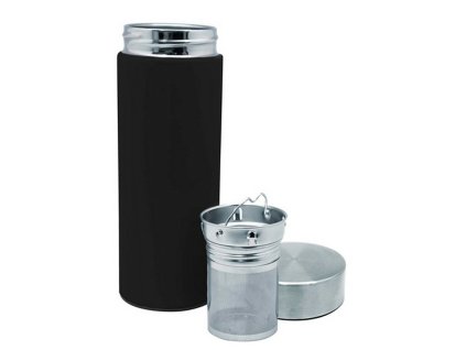 Termohrnček Vin Bouquet Čierna 300 ml Sitko na čaj