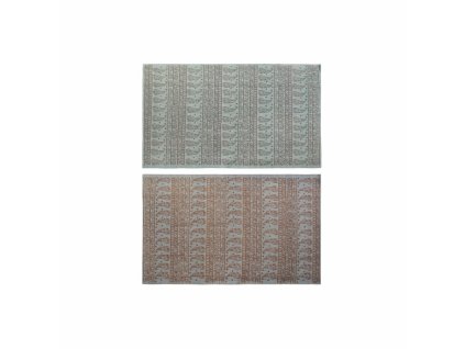Koberec DKD Home Decor 120 x 180 x 0,4 cm Modrá Polyester zelená Arab (2 kusov)