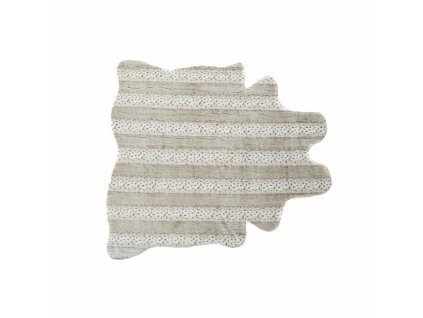 Koberec DKD Home Decor 160 x 150 x 2 cm Béžová Polyester S vlasmi