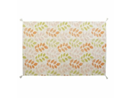 Koberec DKD Home Decor Béžová Viacfarebná List rastliny (160 x 230 x 1 cm)