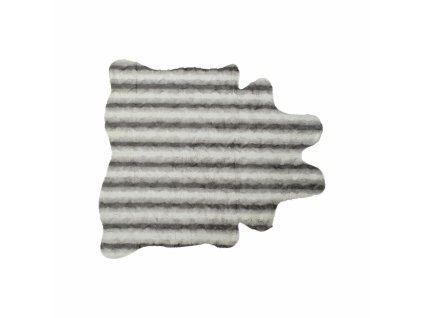 Koberec DKD Home Decor 160 x 150 x 2 cm Sivá Polyester Biela