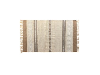 Koberec DKD Home Decor Gaštanová Polyester Bavlna (117 x 198 x 0,7 cm)