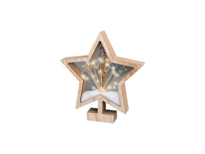 Vianočná hviezda 4 x 26 x 28 cm LED Svetlý