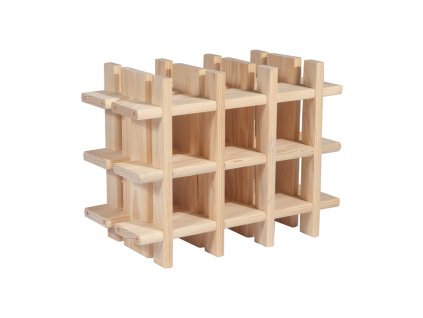 Stojan na fľaše Astigarraga Evolutivo rioja Gaštanová Borovica (43 x 22 x 32,5 cm)