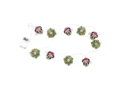 Girlanda z LED svetiel Minnie Mouse Lucky 165 cm