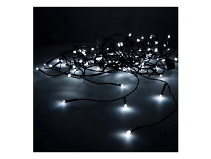 Záclona z LED svetiel EDM Icicle Easy-Connect Biela (200 x 50 cm)