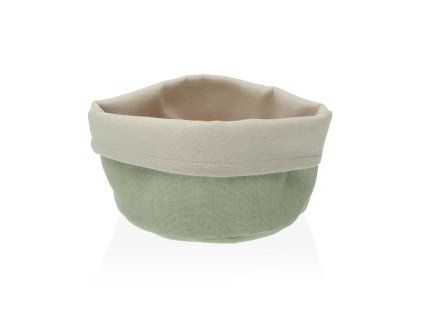 Košík na chlieb Versa Svetlozelený Textil 14 x 10 x 17 cm