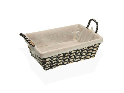 Košík na chlieb Versa Biela Bambus 19 x 9 x 27 cm