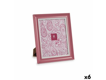Rám na fotografie Sklo Ružová Plastické (6 kusov) (2 x 31 x 26 cm)