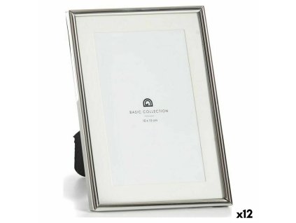 Rám na fotografie Sklo Striebristý Oceľ (13,5 x 18 x 11 cm) (12 kusov)