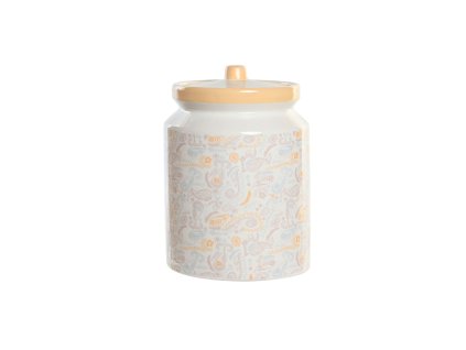 Loď DKD Home Decor 15 x 15 x 21 cm Biela Žltá Dolomite Shabby Chic