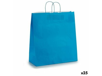 Papierová taška Modrá 16 x 57,5 x 46 cm (25 kusov)