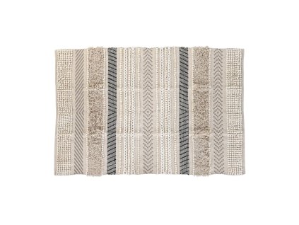 Koberec DKD Home Decor 180 x 120 x 1 cm Čierna Béžová Bavlna Boho