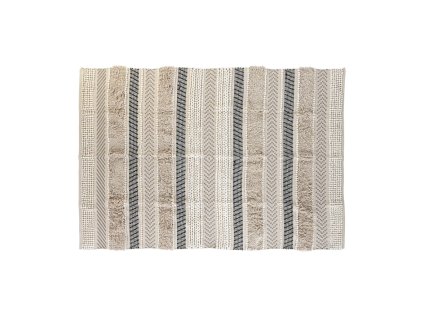 Koberec DKD Home Decor 230 x 160 x 1 cm Čierna Béžová Bavlna Boho