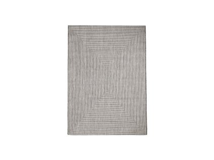 Vonkajší koberec Quadro Sivá
