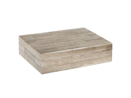 Šperkovnica DKD Home Decor 20,5 x 13 x 5,5 cm Krém Kosť Živica