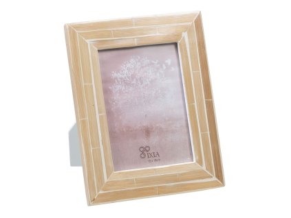 Fotorámik Béžová 20 x 25 cm Bambus Drevo MDF