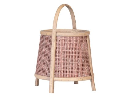 Lampa Svietnik Gaštanová Prírodné vlákno 33 x 33 x 44 cm