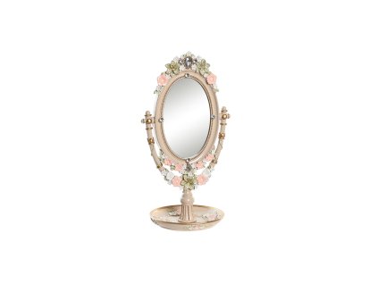 Stojanové zrkadlo DKD Home Decor Viacfarebná Živica Sklo 16,5 x 13 x 30 cm