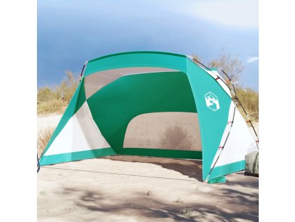 Plážový stan, morský zelený 274x178x170/148 cm, 185T polyester