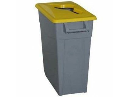 Odpadkový kôš na recyklovanie Denox 65 L Žltá