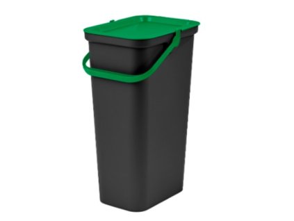 Odpadkový kôš na recyklovanie Tontarelli Moda 24 L Čierna