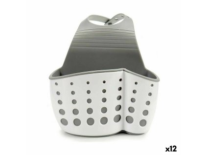Držiak na hubky na drez 15 x 11,5 x 8 cm Prírodná guma Polypropylén (12 kusov)